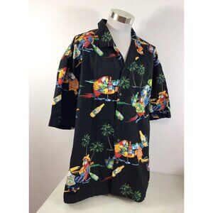 Pacific Legend Hawaiian Shirt Parrots Mens 4XL